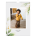 Calendário fotográfico A4 — Salpicos florais [capa]