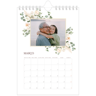 Calendário A5 — Boho [Março]