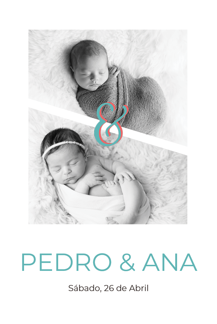 Convites — E comercial de gémeos