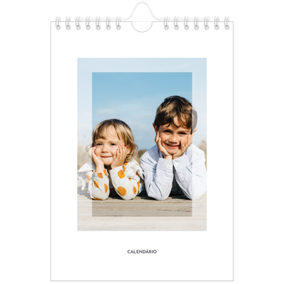 Calendário A5 — Moldura transparente [capa]