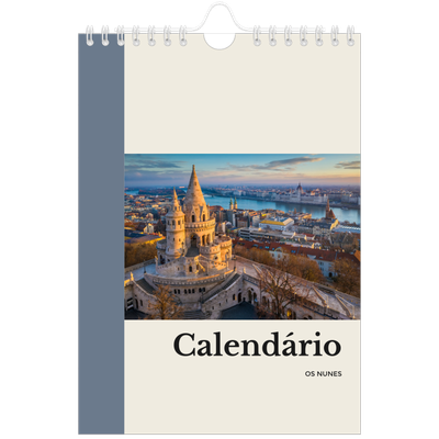 Calendário A5 — Vistas do mundo [capa]