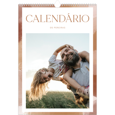 Calendário A3 — Efeito de pincel [capa]