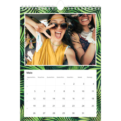 Calendário fotográfico A4 — Vida vegetal viva [Maio]