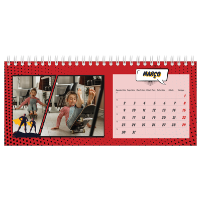Calendários de mesa — Banda desenhada [Março]