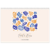 Calendário A4 duplo — Coral minimalista [capa]