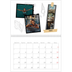 Calendário A4 duplo — Estilo de álbum de recortes [Abril]