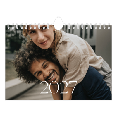 Calendário A5 horizontal — Maior que a vida [capa]