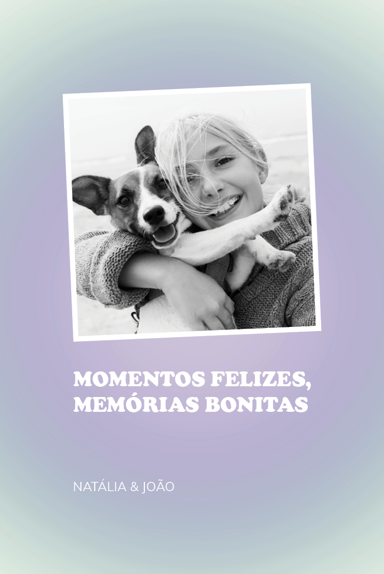 Cartões — Alegria púrpura