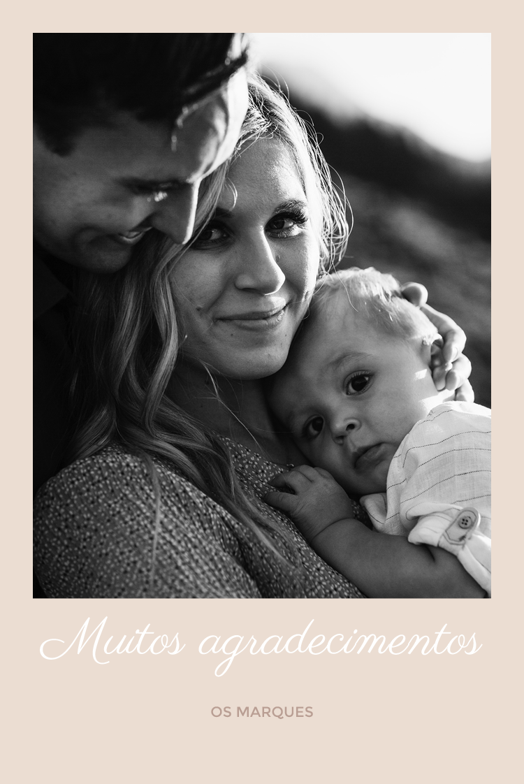 Cartões de agradecimento — Bloco pastel