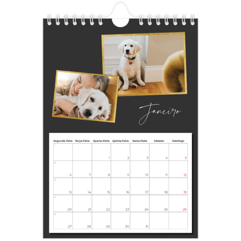 Calendário A5 — Tantas recordações