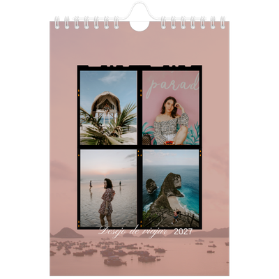 Calendário A5 — Aventura e desejo de viajar [capa]