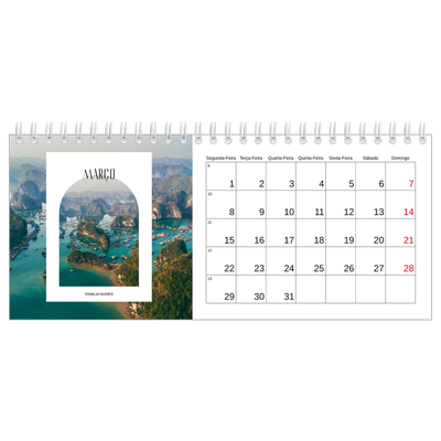 Calendários de mesa — O arco aberto [Março]
