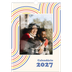 Calendário A3 — Linhas retro [capa]
