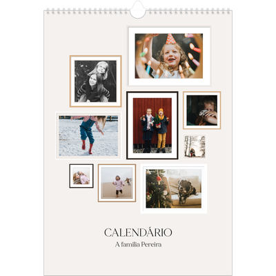 Calendário A3 — Galeria de fotografias de parede [capa]