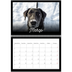 Calendário A4 duplo — Preto mínimo [Março]