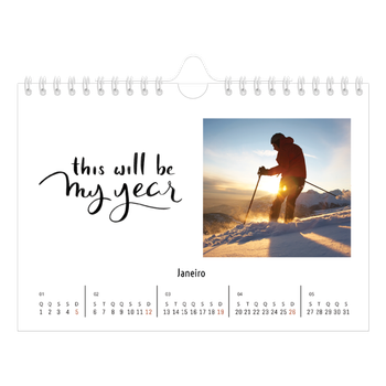Calendário de Fotografias A5 Paisagem — Citações
