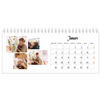 Calendário de Fotografias de Mesa — Isto sou eu