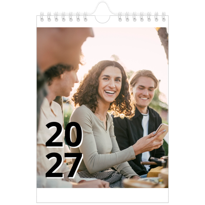 Calendário A5 — Estilo de carta [capa]