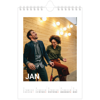 Calendário A5 — Mês grande