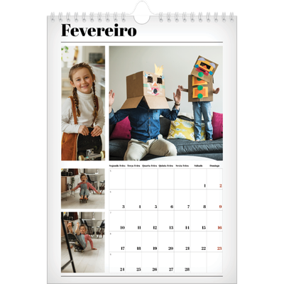 Calendário fotográfico A4 — A sair da prensa [Fevereiro]