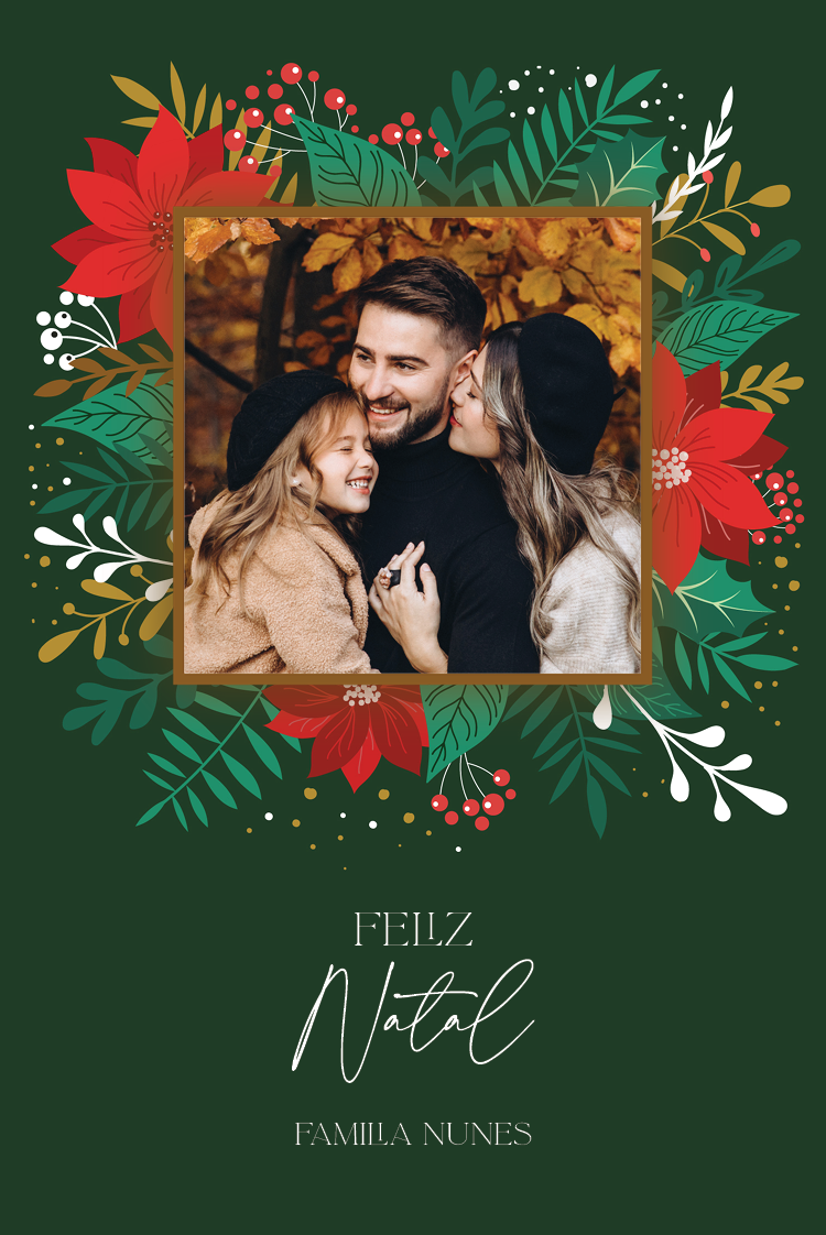 Cartões — Explosão de folhagem