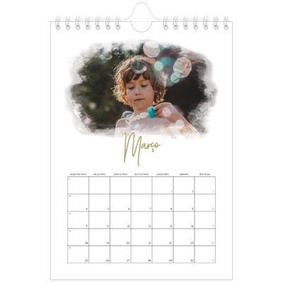 Calendário A5 — Efeitos fotográficos [Março]