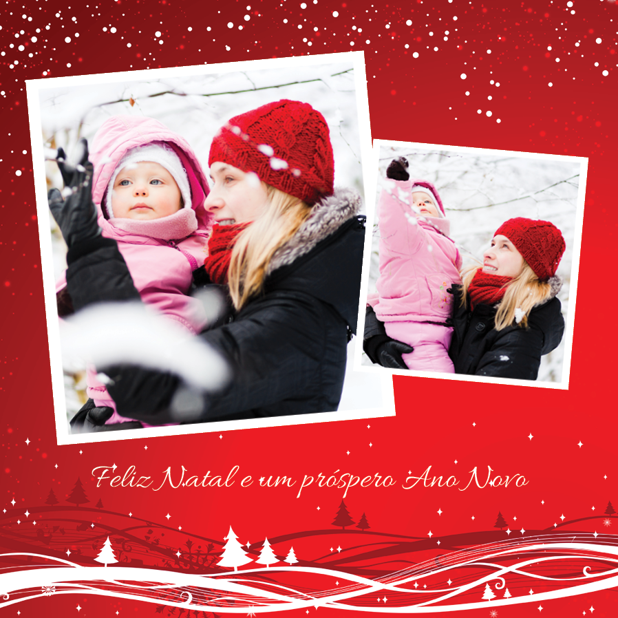 Cartões — Vermelho festivo