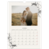 Calendário A3 — Tinta e hera [Janeiro]