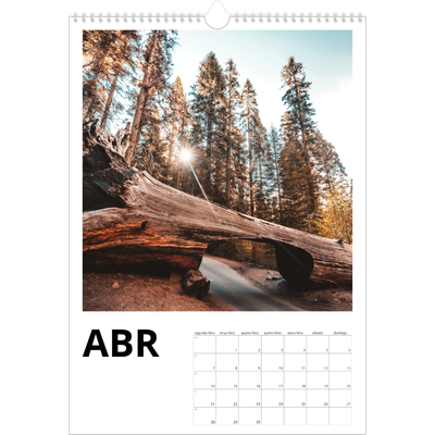 Calendário A3 — White space [Abril]