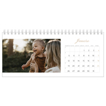 Calendário de Fotografias de Mesa — Caixas de tiras fotográficas