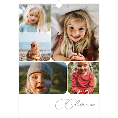 Calendário A3 — Fotos e escrita [capa]