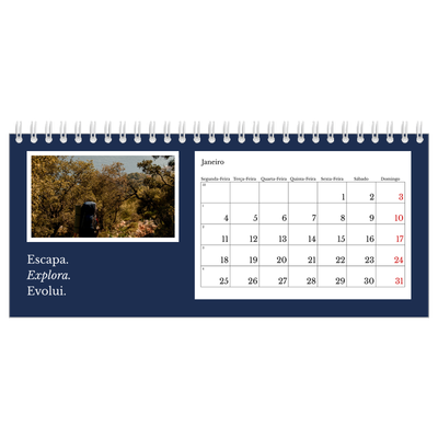 Calendários de mesa — Terra editorial [Janeiro]