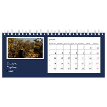 Calendário de Fotografias de Mesa — Terra editorial