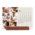 Calendário de mesa com suporte em madeira - horizontal  — Memórias em movimento [Abril]