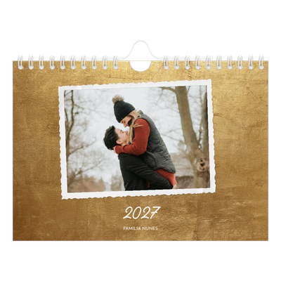 Calendário A5 horizontal — Coleção de imagens [capa]