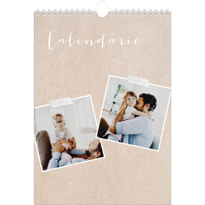 Calendário fotográfico A4 — Calendário de livros de recortes [capa]