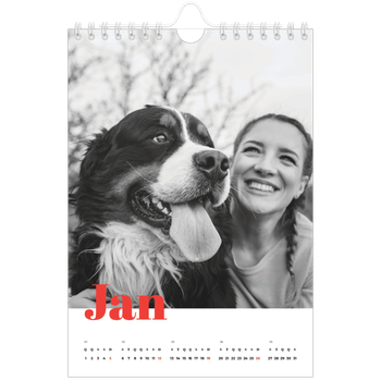 Calendário A5 — Um ano audacioso