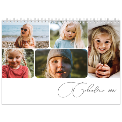 Calendário A4 duplo — Fotos e escrita [capa]