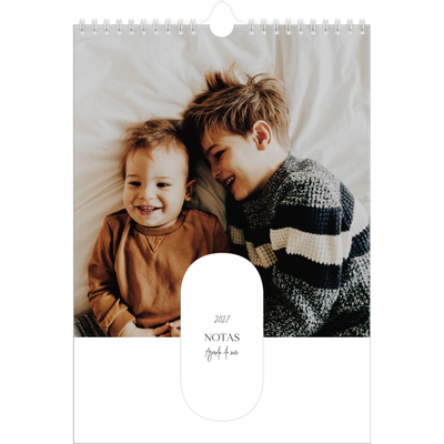 Agenda familiar A4 — Planificador de planos - Família de 5 [capa]