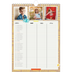 Agenda familiar A4 — Planificador Rústico - Familia de 3 [Abril]