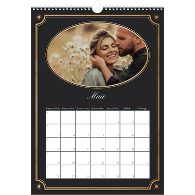 Calendário A3 — Clássico vintage [capa]