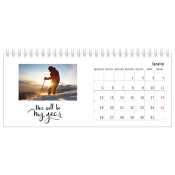 Calendário de Fotografias de Mesa — Citações