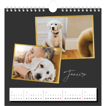 Calendário fotográfico quadrado — Tantas recordações
