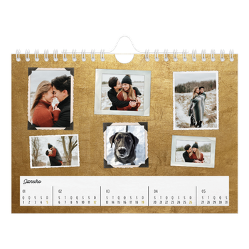Calendário de Fotografias A5 Paisagem — Coleção de imagens