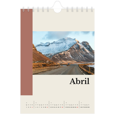 Calendário A5 — Vistas do mundo [Abril]