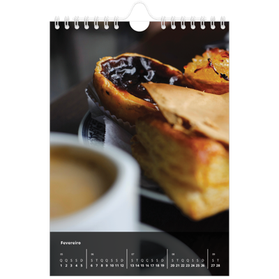 Calendário A5 — Complementos [Fevereiro]