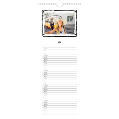 Calendário fino  — Momentos de álbum de recortes [capa]