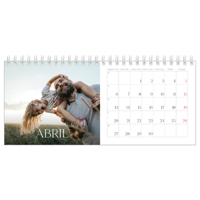 Calendários de mesa — Doze meses grandes [Abril]