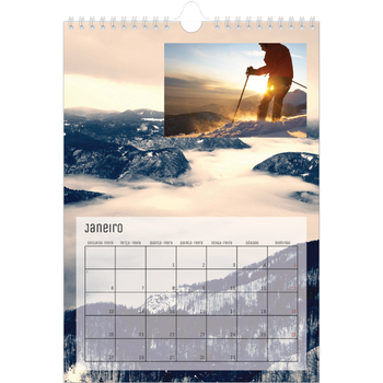Calendário fotográfico A4 — Regresso à natureza