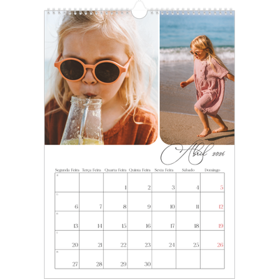 Calendário A3 — Instantâneos e escrita [Abril]